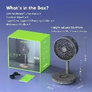 Oraimo 2 IN 1 Desk And Fan